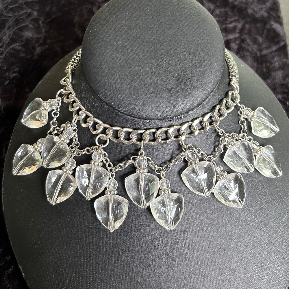 🍓Chunky Crystal Necklace Layered necklace